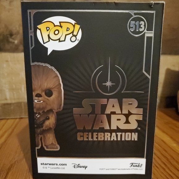 FUNKO POP! Star Wars 513 Chewbacca Chewy 2022 Galactic Convention Exclusive New! - Picture 5 of 9